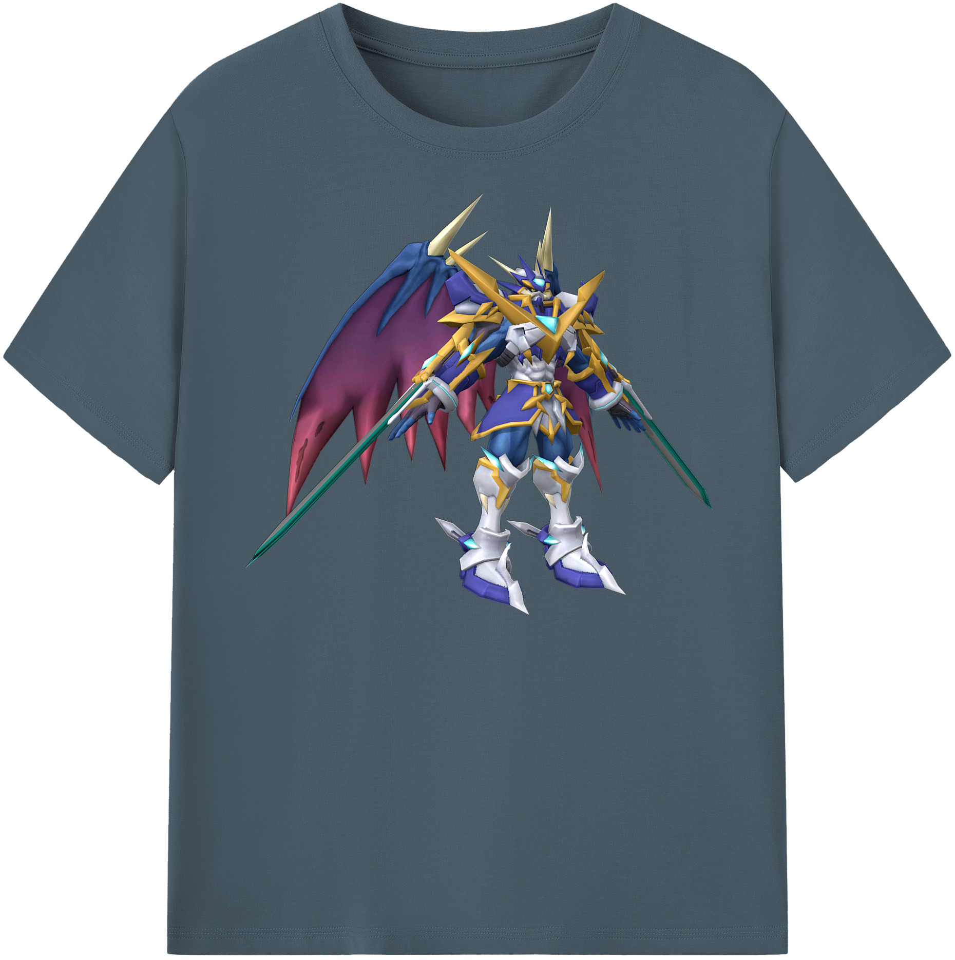 （画像用） Digimon デジタルモンスター/デジモン 綿100％半袖Tシャツ（フロントプリント）